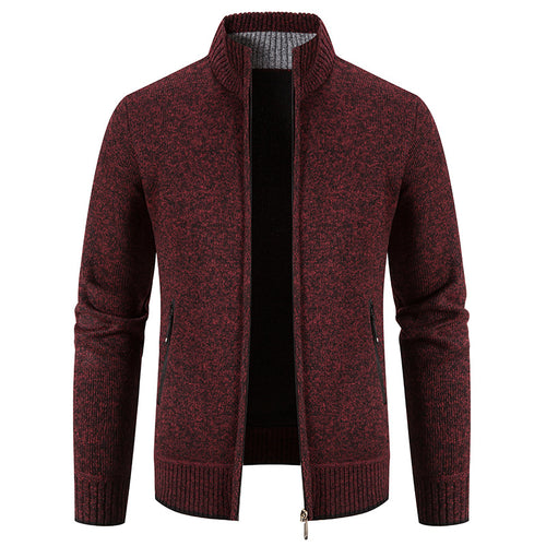 ❄️⛄️【M-3XL】Pulover bărbătesc casual din polar, cu fermoar