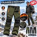 【Versiune îmbunătățită】Pantaloni casual noi pentru bărbați, impermeabili și călduroși pentru toamna și iarna